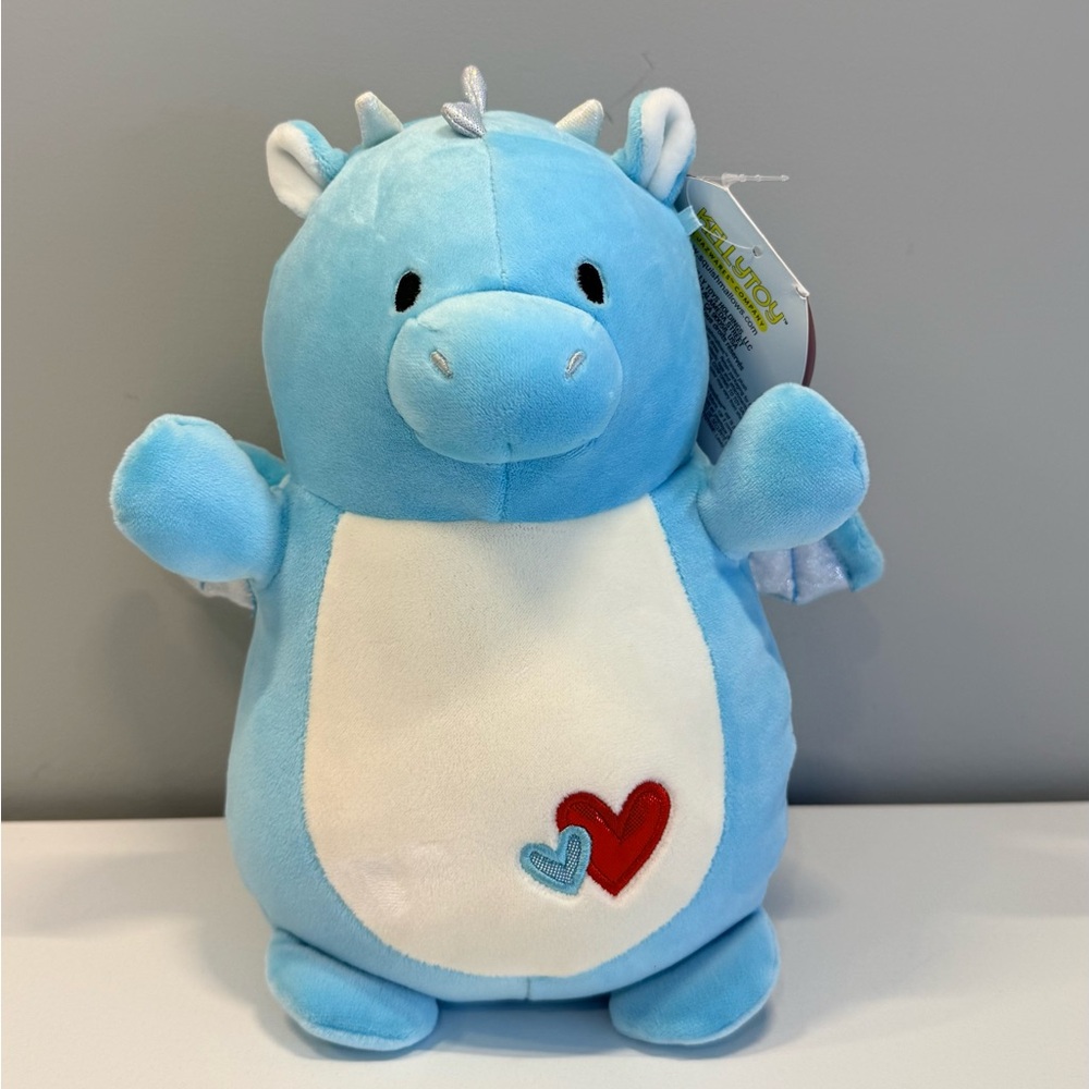 Brand New 10” Miles Hug Mees Squishmallow Plush Toy with Heart Accents